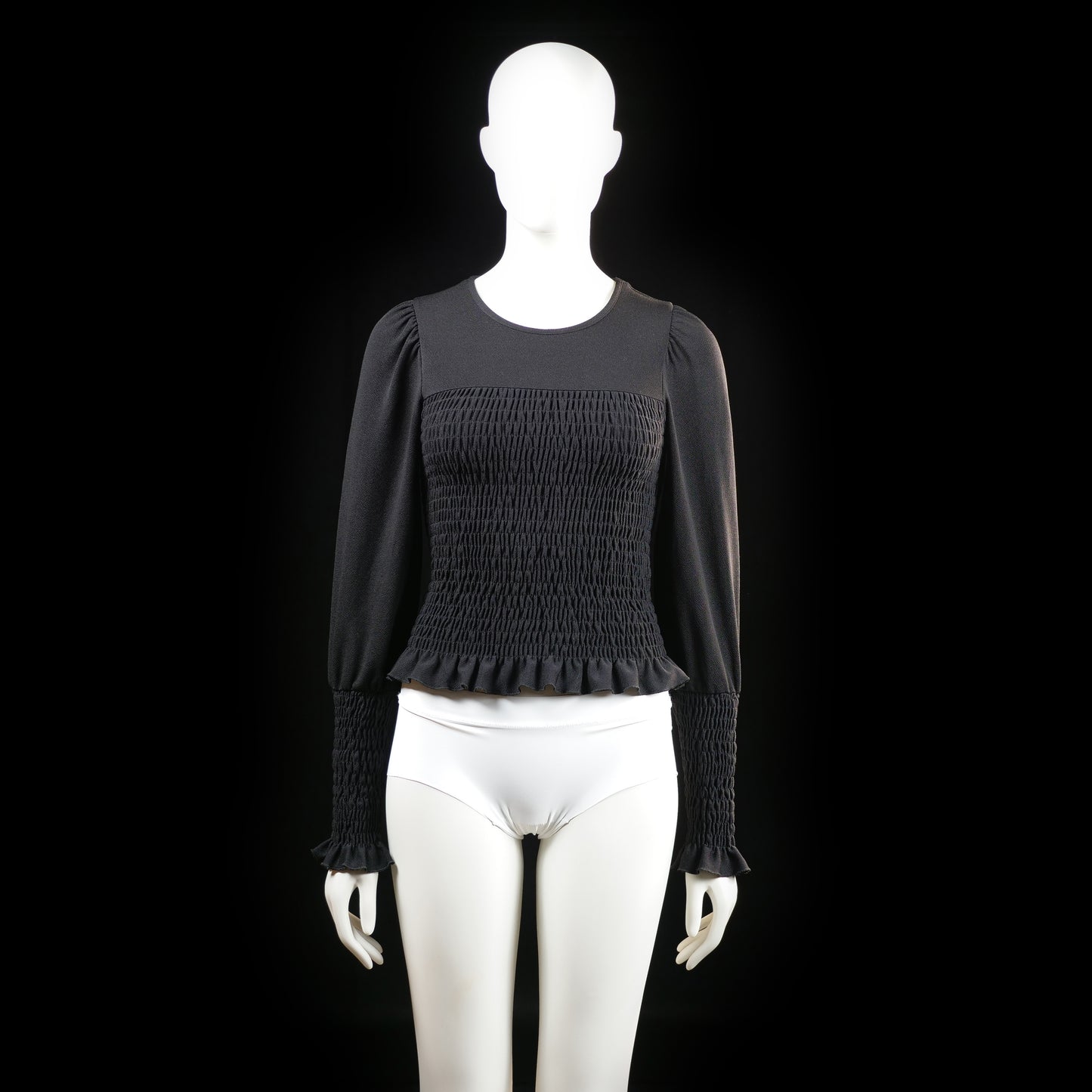 Gina Tricot - blouse - Black - (Storlek: S)