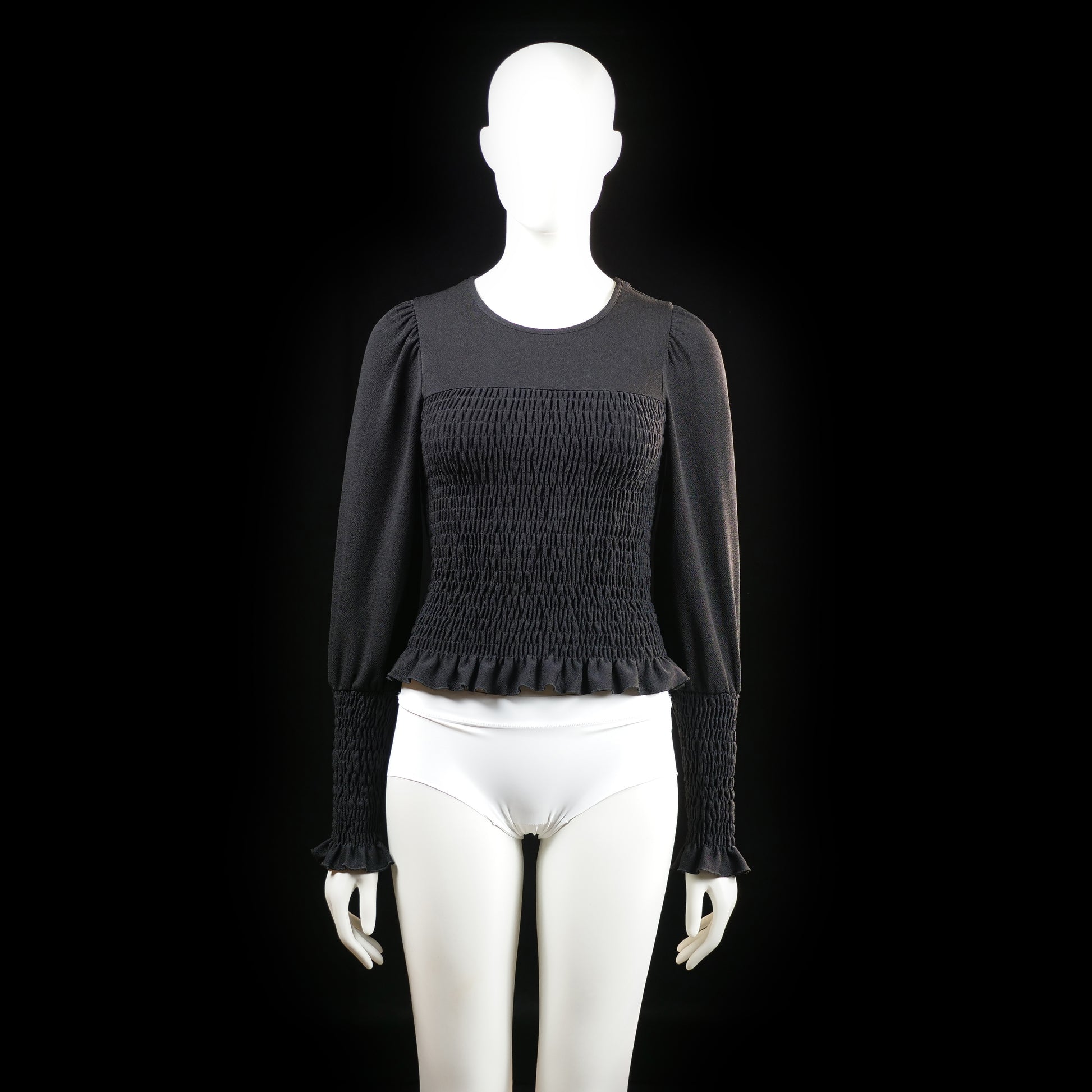 Gina Tricot - blouse - Black - (Storlek: S)