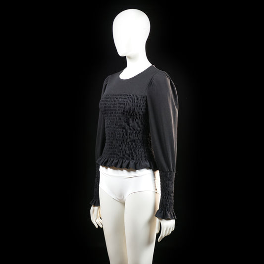 Gina Tricot - blouse - Black - (Storlek: S)
