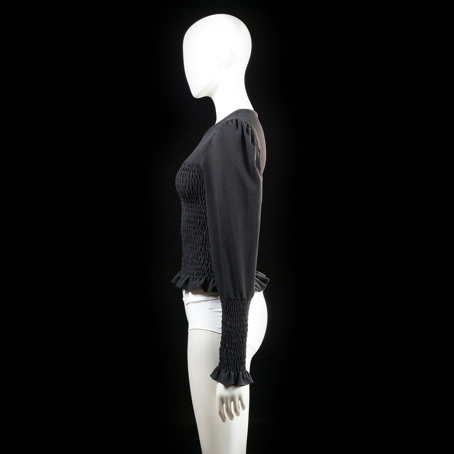 Gina Tricot - blouse - Black - (Storlek: S)