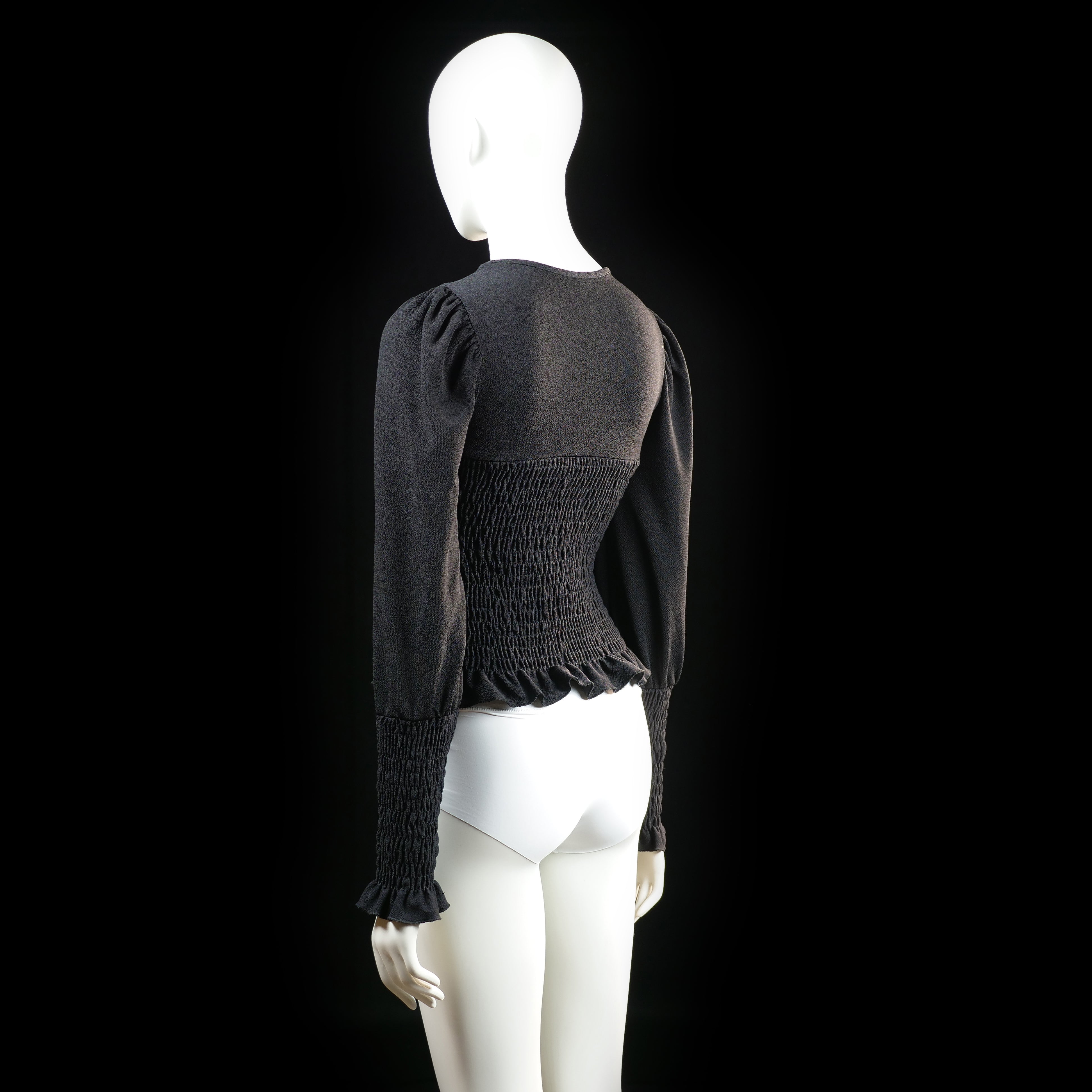 Gina Tricot - blouse - Black - (Storlek: S)