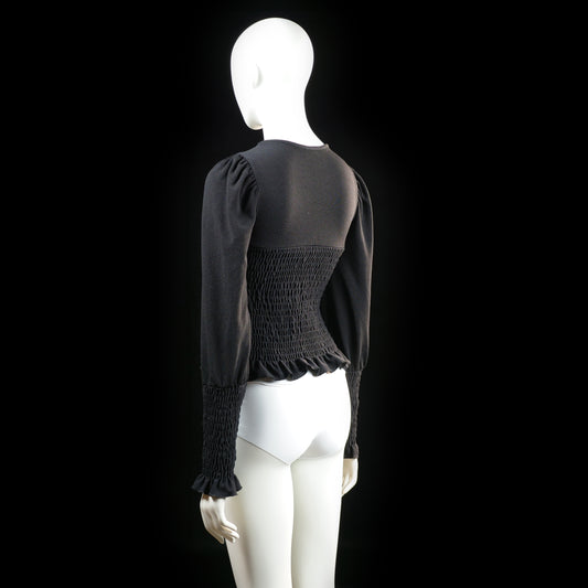 Gina Tricot - blouse - Black - (Storlek: S)