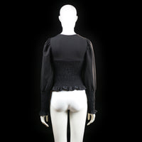 Gina Tricot - blouse - Black - (Storlek: S)
