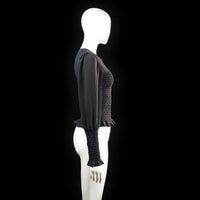 Gina Tricot - blouse - Black - (Storlek: S)