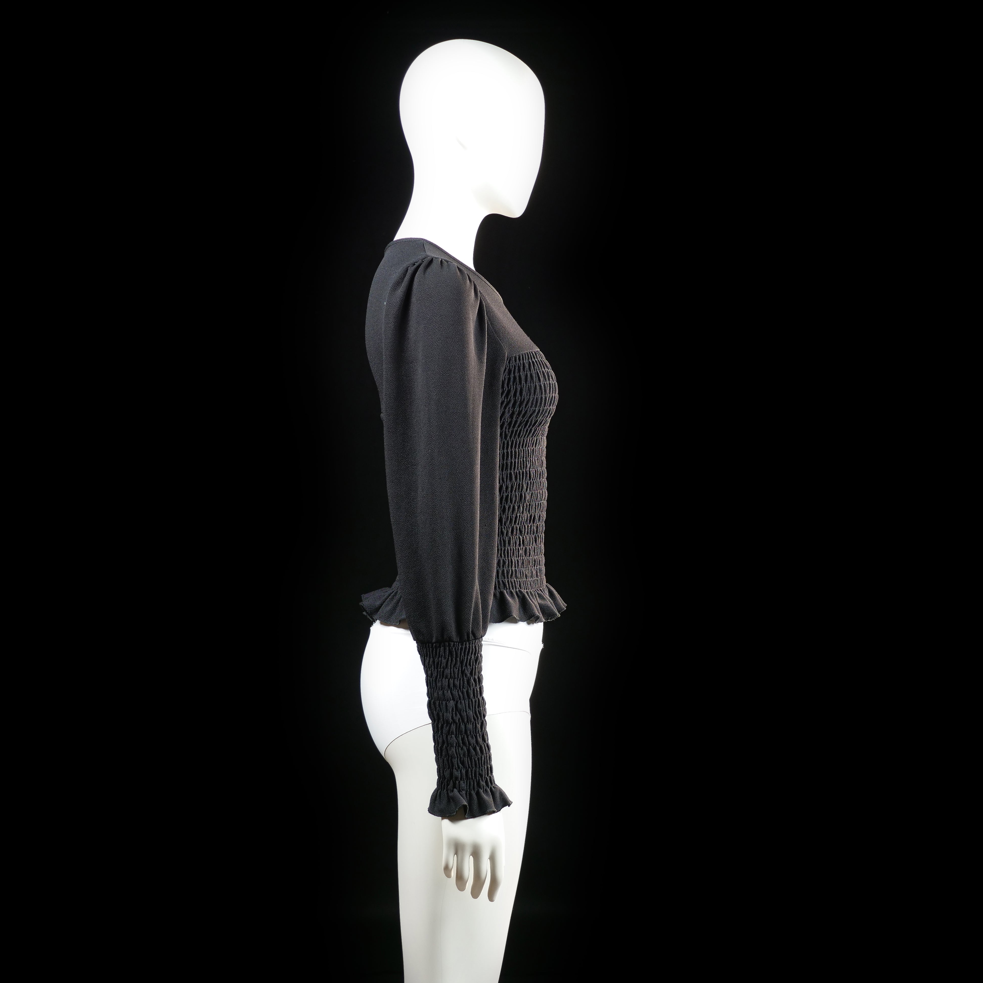 Gina Tricot - blouse - Black - (Storlek: S)