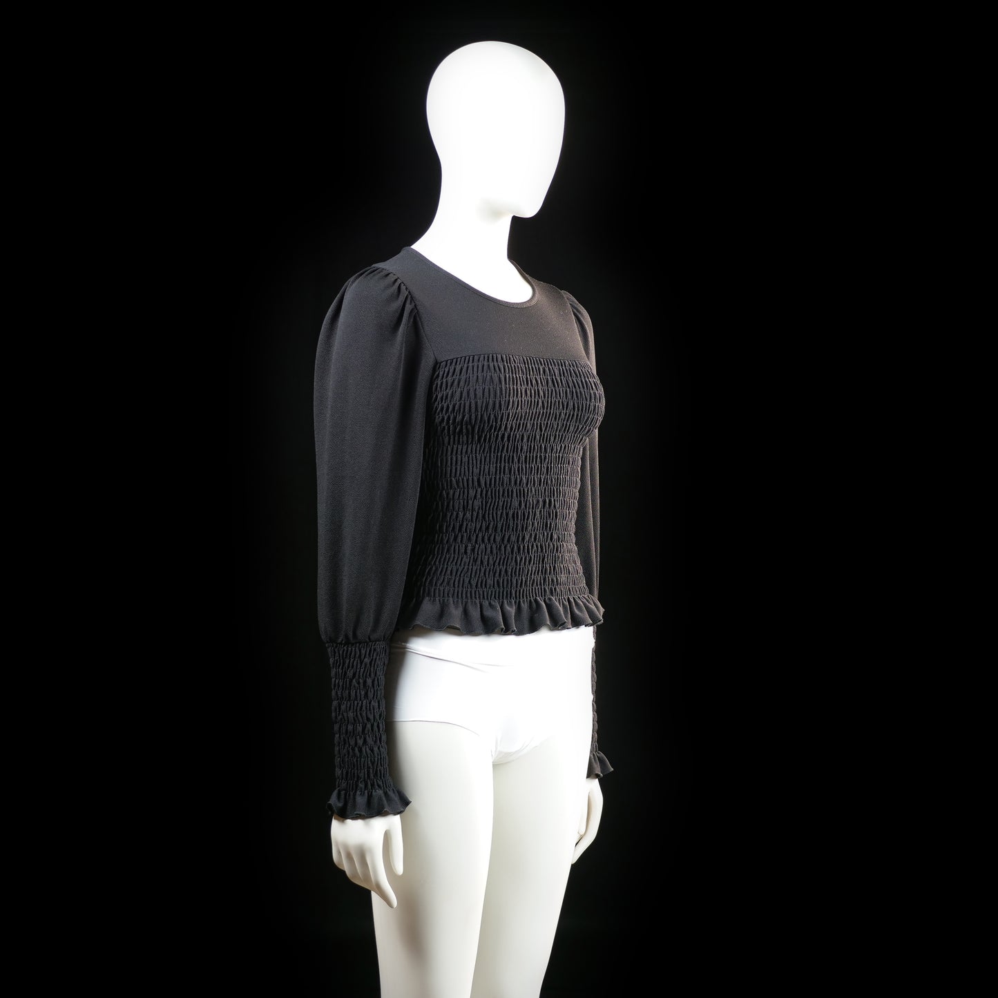 Gina Tricot - blouse - Black - (Storlek: S)
