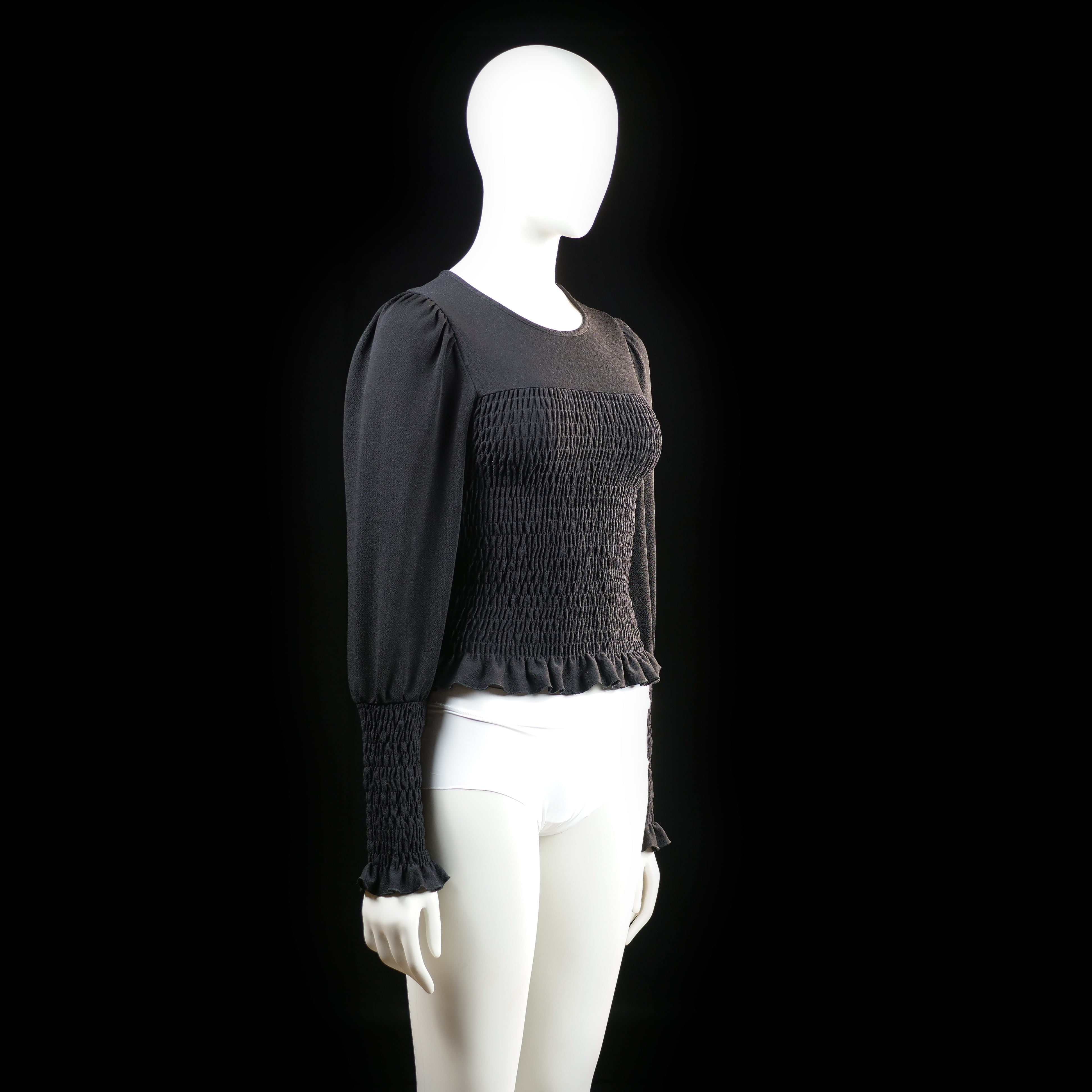 Gina Tricot - blouse - Black - (Storlek: S)