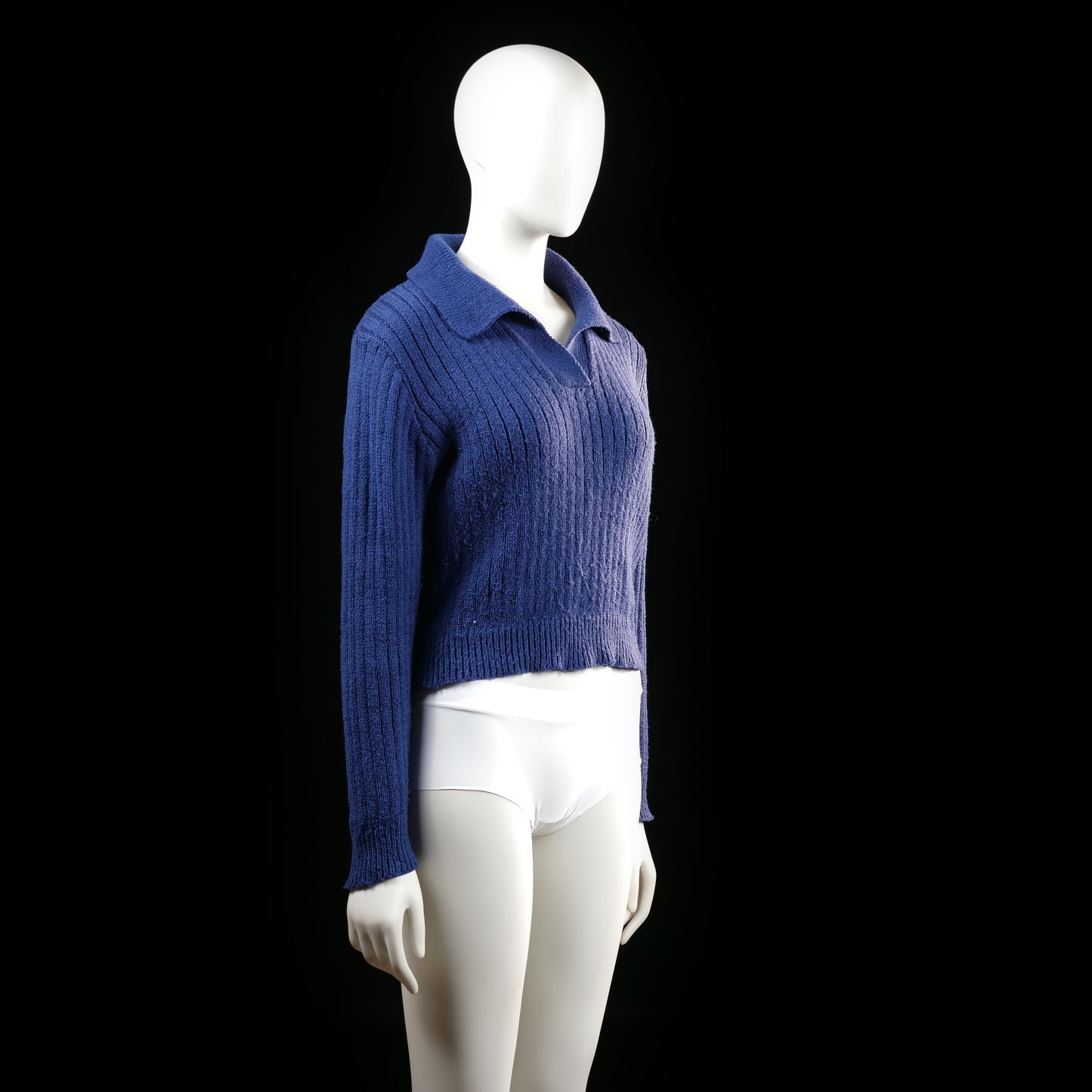 Shein - sweater - Indigo - (Storlek: S)