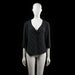 Swesco - blouse - Black, White - (Storlek: XL)