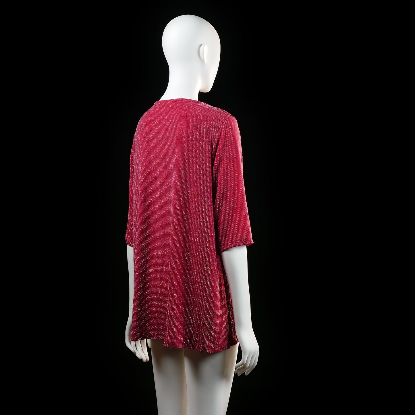 Isolde - blouse - Red - (Storlek: XL)