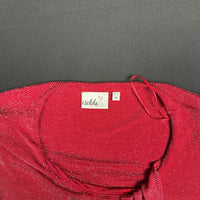 Isolde - blouse - Red - (Storlek: XL)