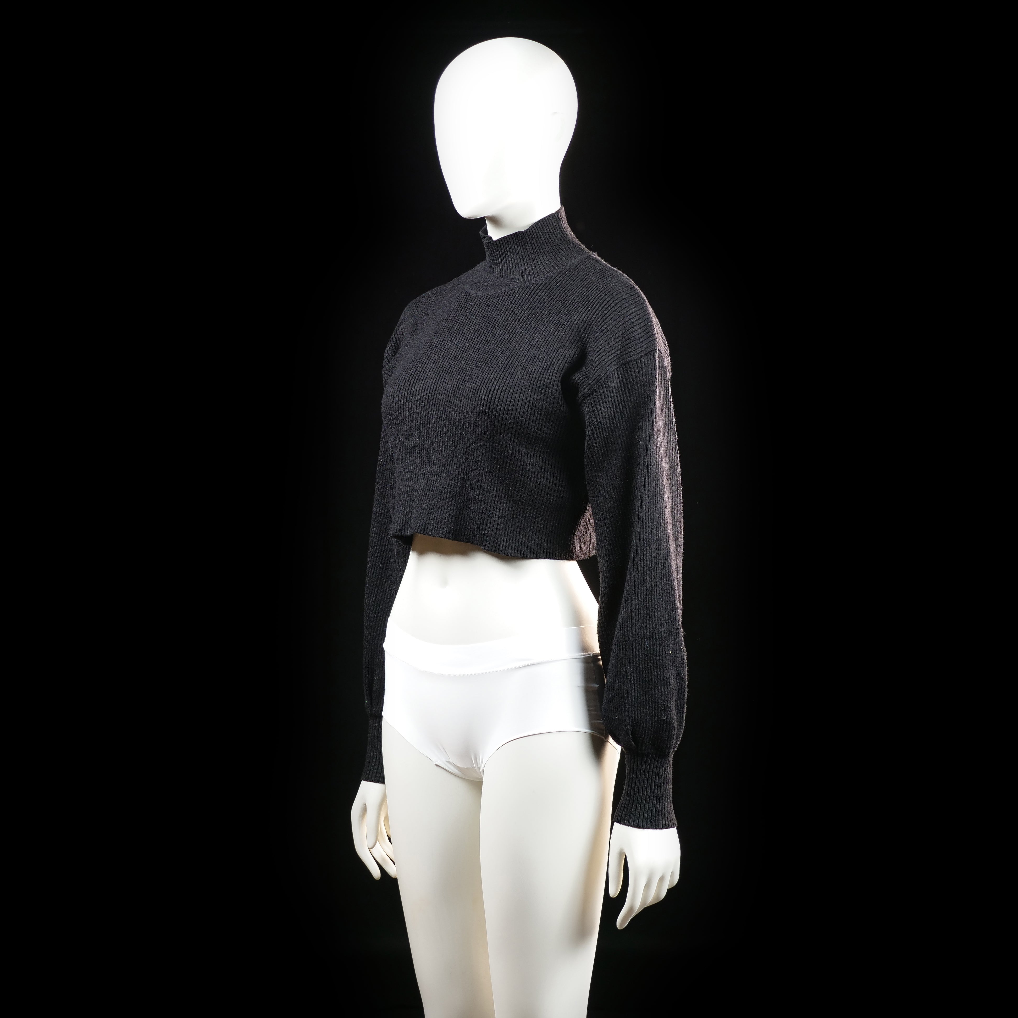 Gina Tricot - sweater - Black - (Storlek: S)