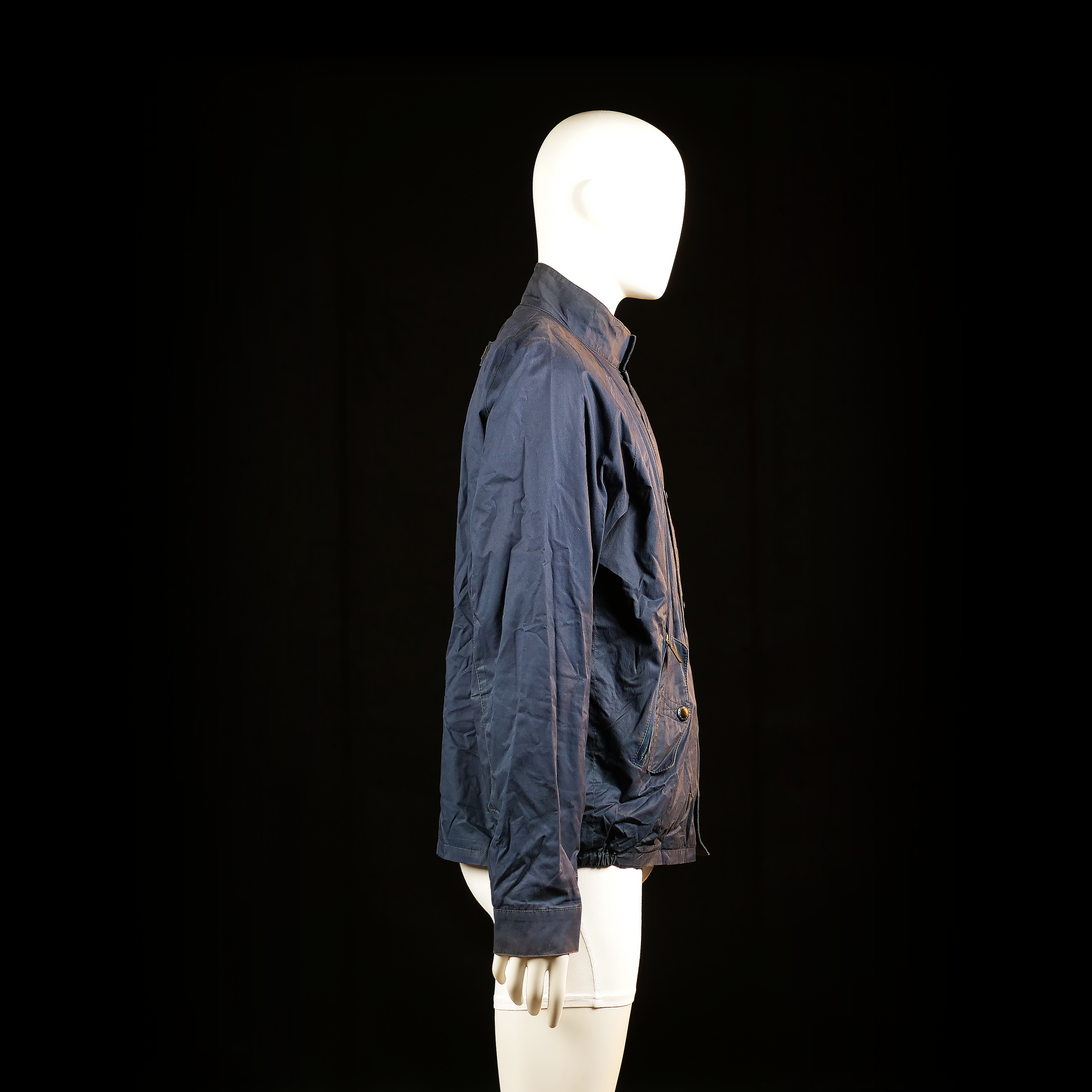 Barbour - coach jacket - Navy - (Storlek: L)