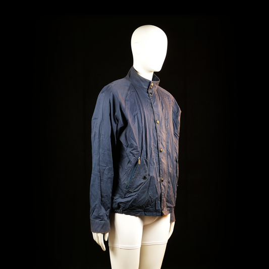 Barbour - coach jacket - Navy - (Storlek: L)