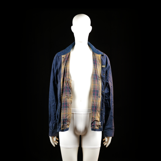 Barbour - coach jacket - Navy - (Storlek: L)