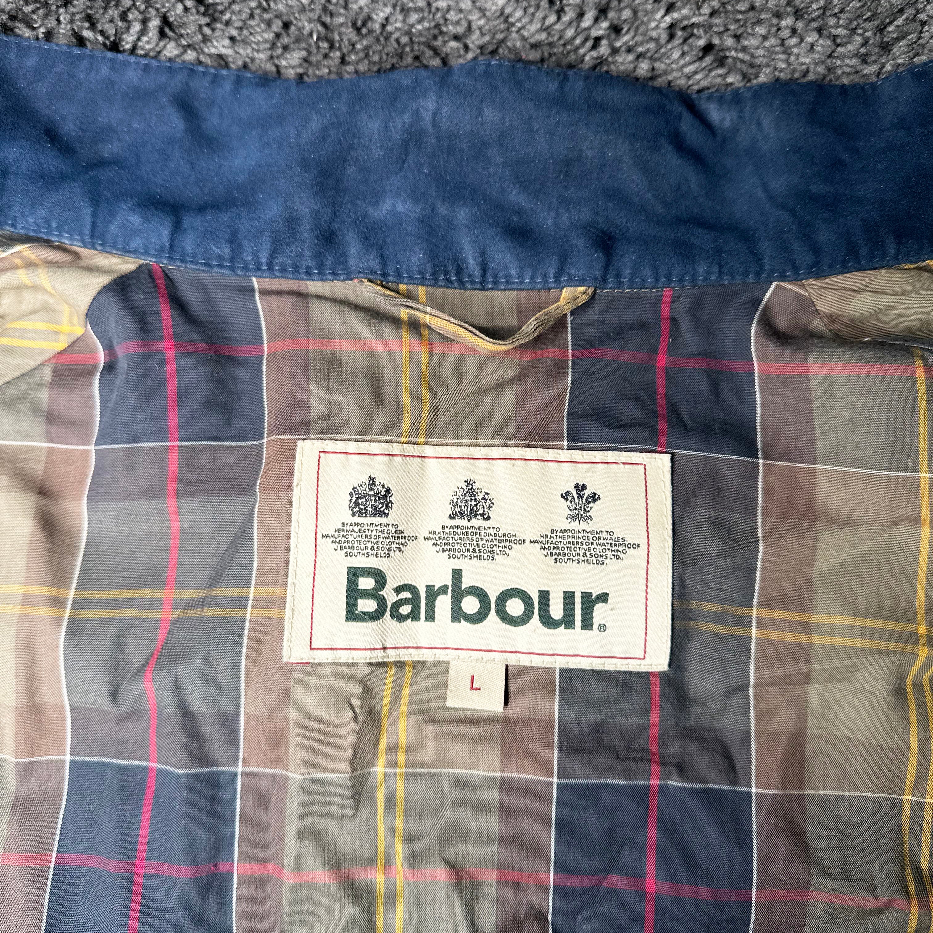 Barbour - coach jacket - Navy - (Storlek: L)