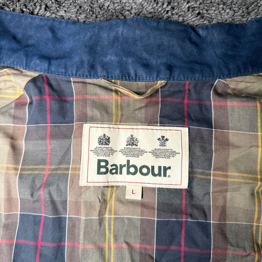 Barbour - coach jacket - Navy - (Storlek: L)