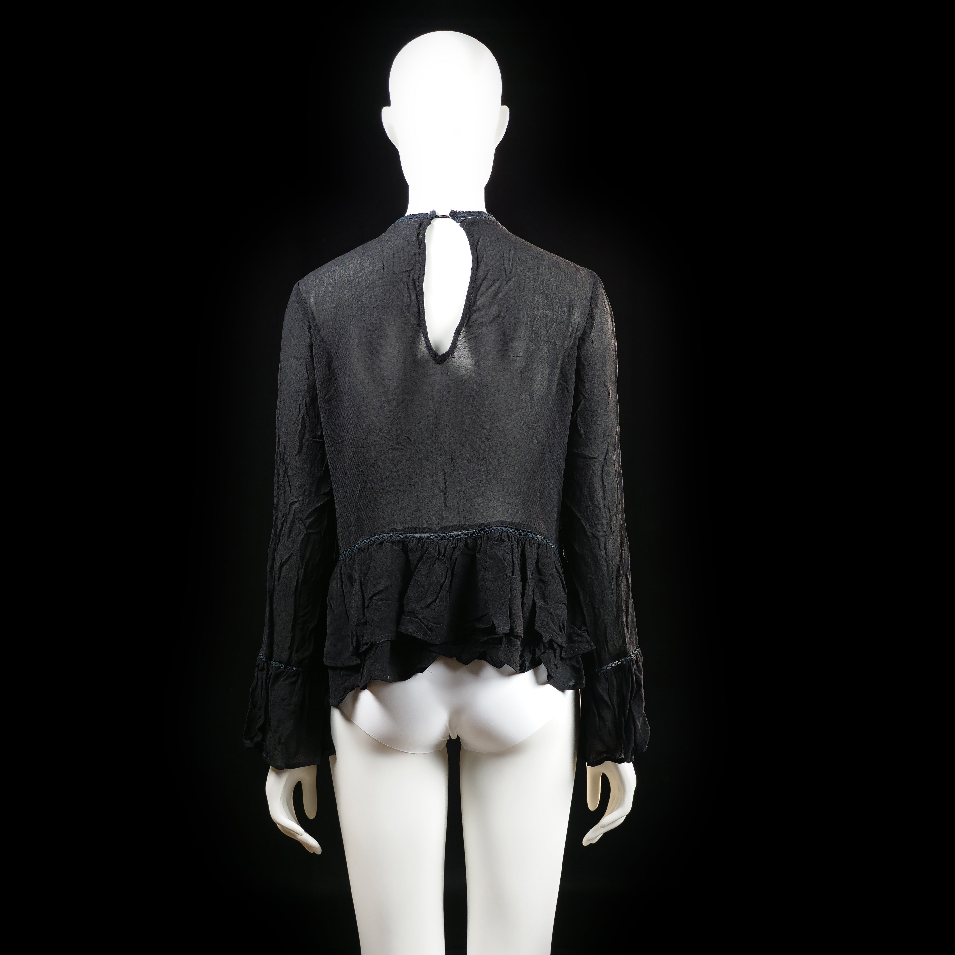 Gina Tricot - blouse - Black - (Storlek: 42)