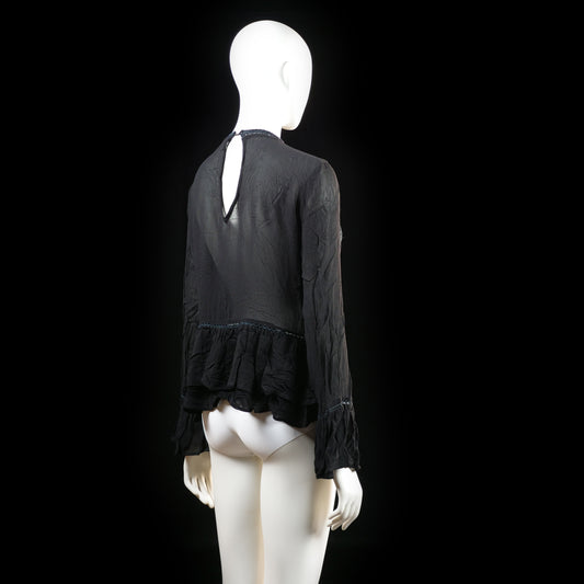 Gina Tricot - blouse - Black - (Storlek: 42)