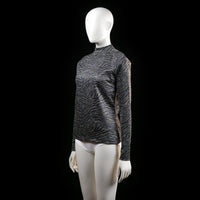 Red Rouge - long-sleeve top - Dark Gray, Black - (Storlek: M)