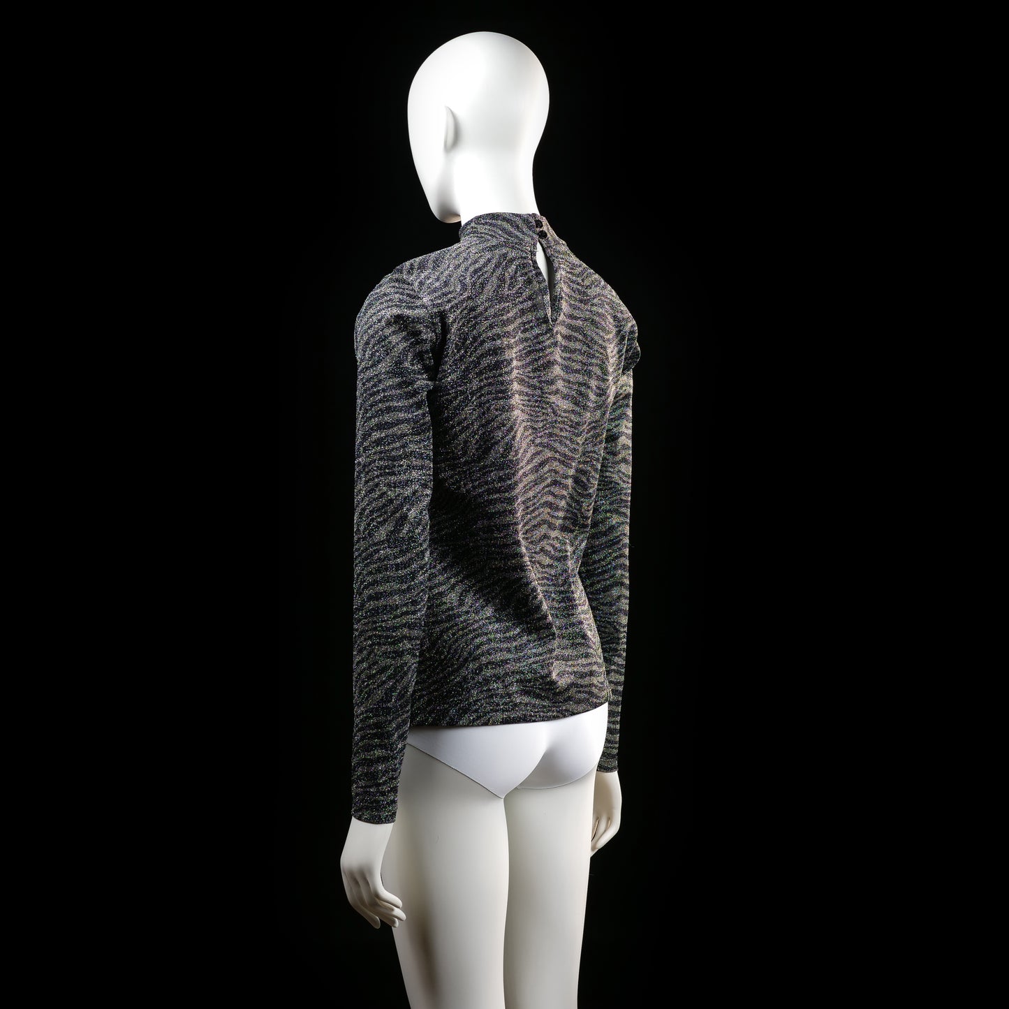 Red Rouge - long-sleeve top - Dark Gray, Black - (Storlek: M)