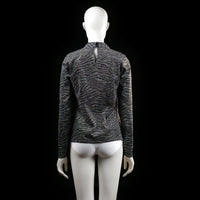 Red Rouge - long-sleeve top - Dark Gray, Black - (Storlek: M)
