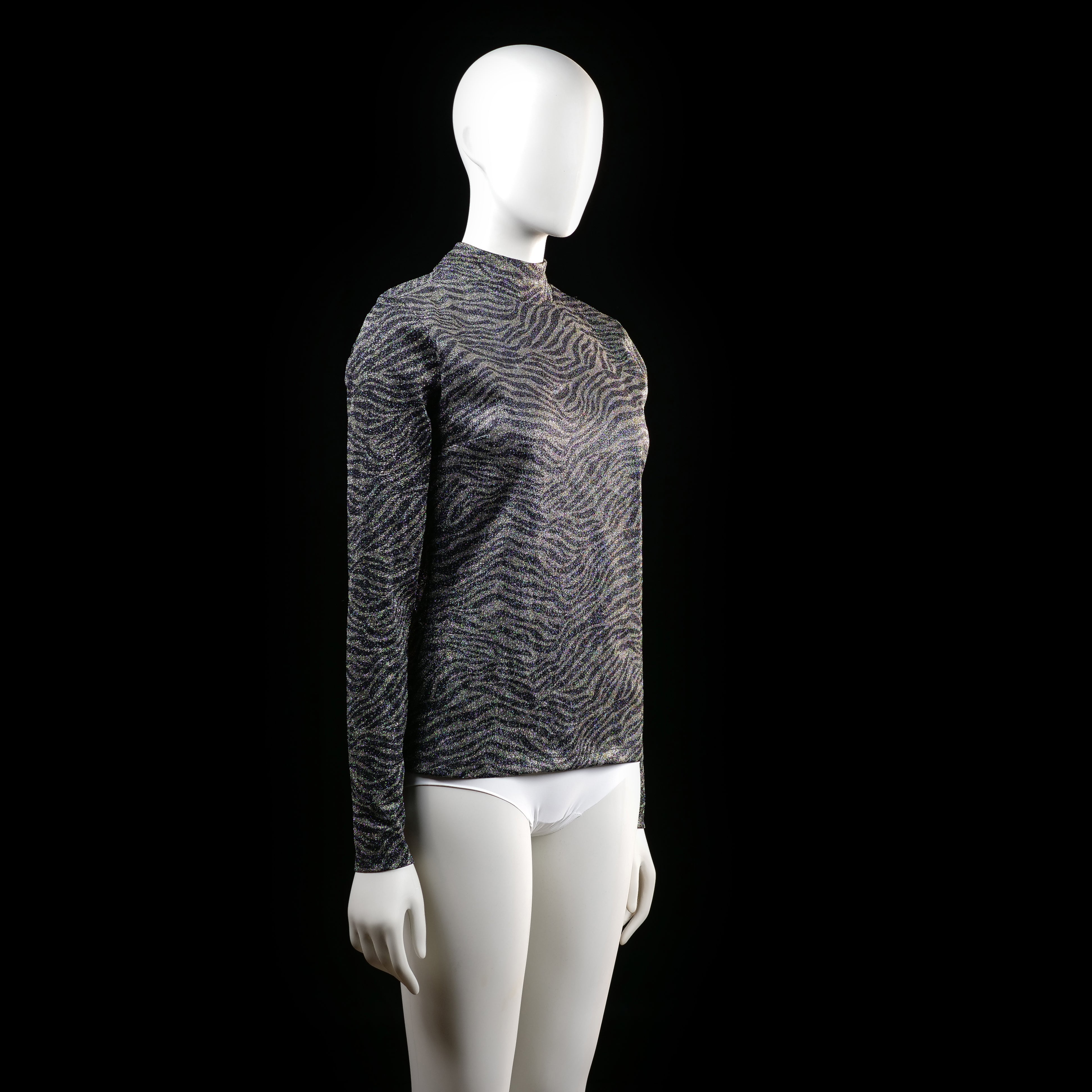 Red Rouge - long-sleeve top - Dark Gray, Black - (Storlek: M)