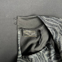 Red Rouge - long-sleeve top - Dark Gray, Black - (Storlek: M)