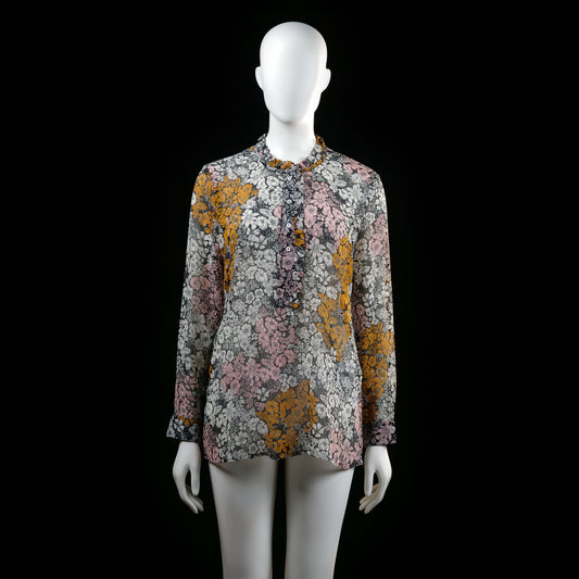 H&M - blouse - MULTICOLORED - (Storlek: 38)