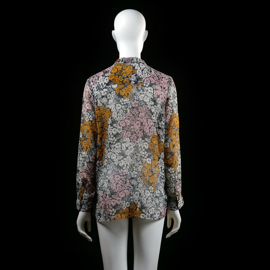 H&M - blouse - MULTICOLORED - (Storlek: 38)