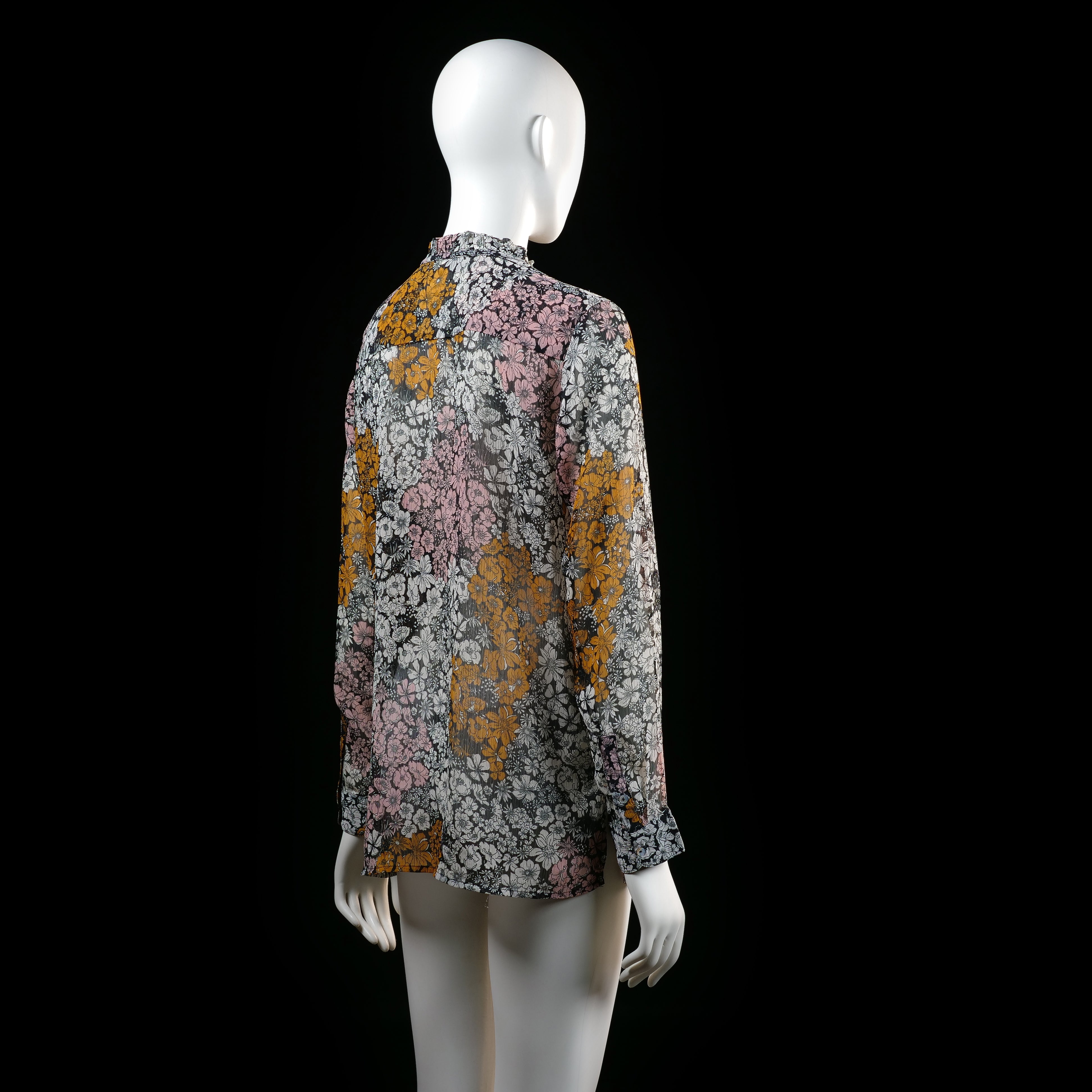 H&M - blouse - MULTICOLORED - (Storlek: 38)