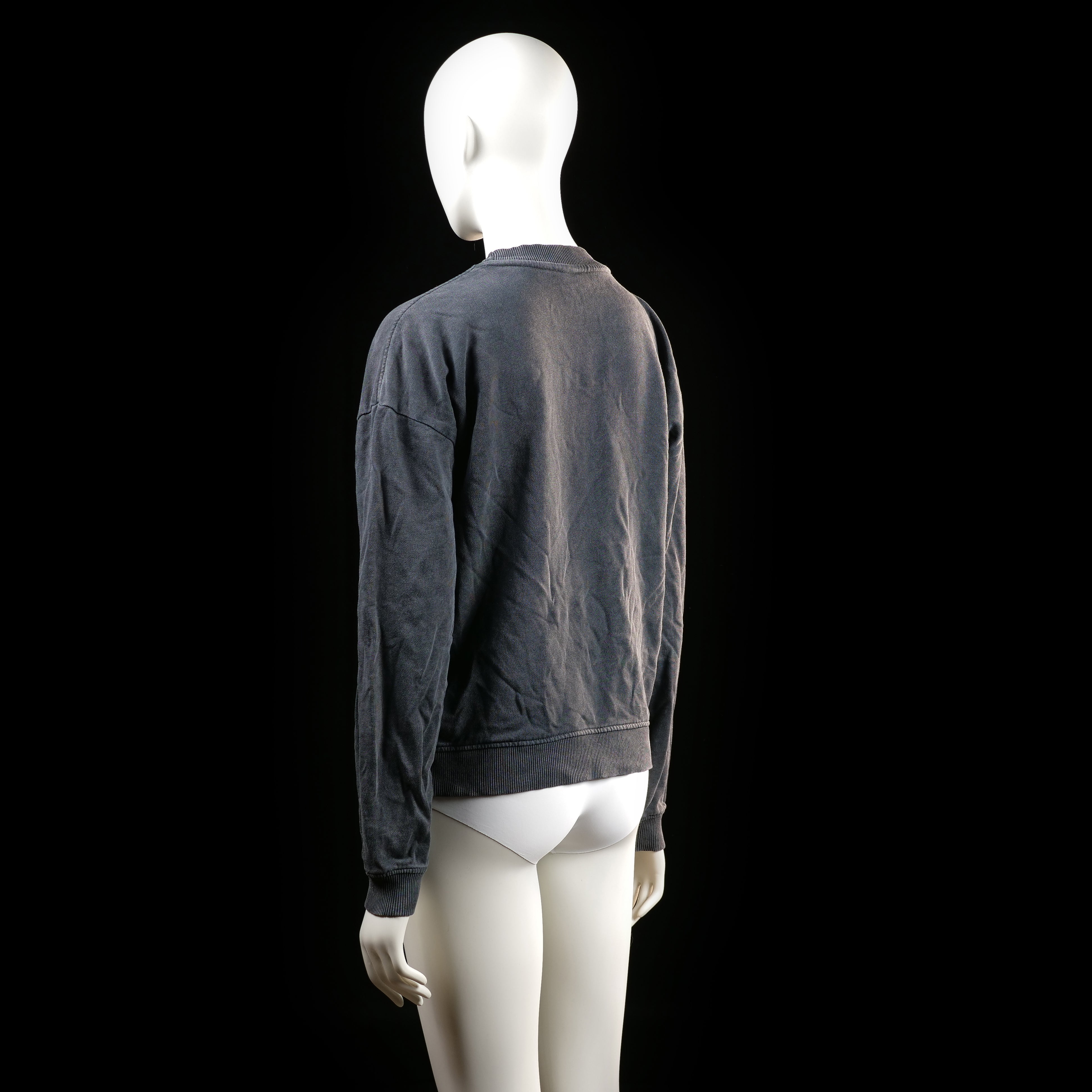 Thunder Fox - sweatshirt - Charcoal, White - (Storlek: M)