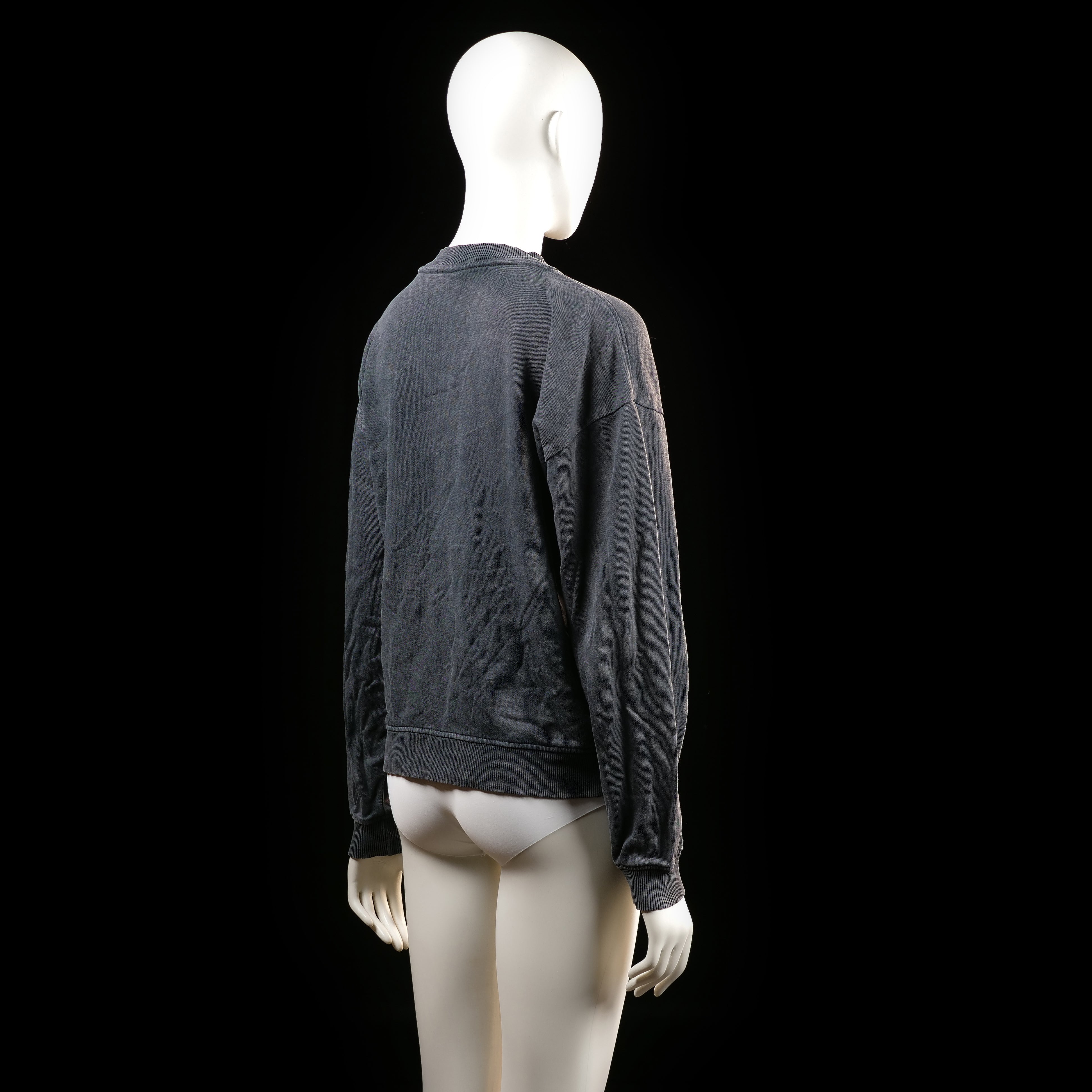 Thunder Fox - sweatshirt - Charcoal, White - (Storlek: M)