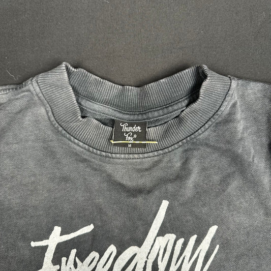 Thunder Fox - sweatshirt - Charcoal, White - (Storlek: M)