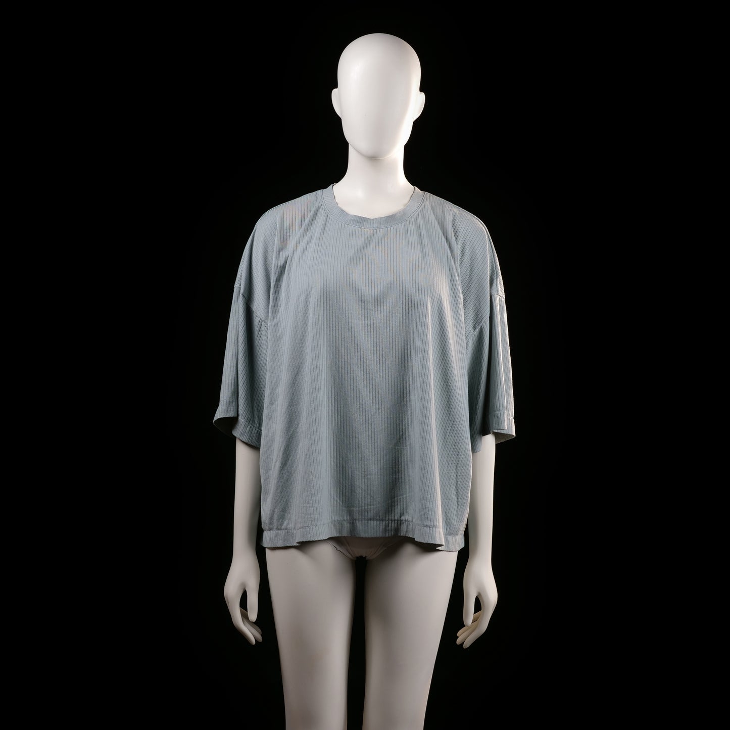 H&M - t-shirt - Light Blue, White - (Storlek: XL)