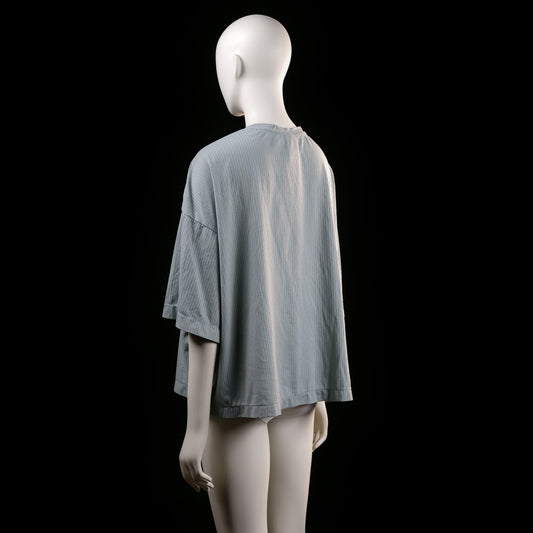 H&M - t-shirt - Light Blue, White - (Storlek: XL)