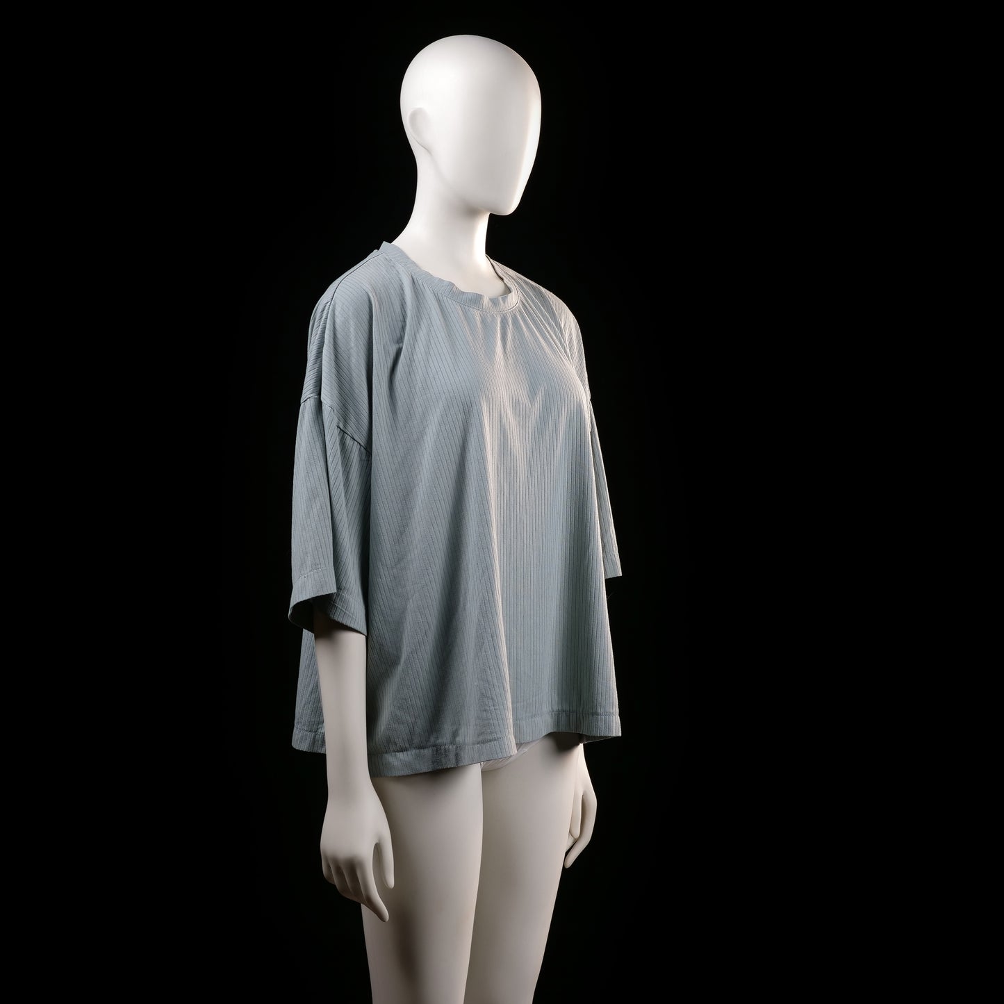 H&M - t-shirt - Light Blue, White - (Storlek: XL)