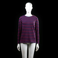 Hampton Republic - long-sleeve top - Navy, Red - (Storlek: 32, 34)