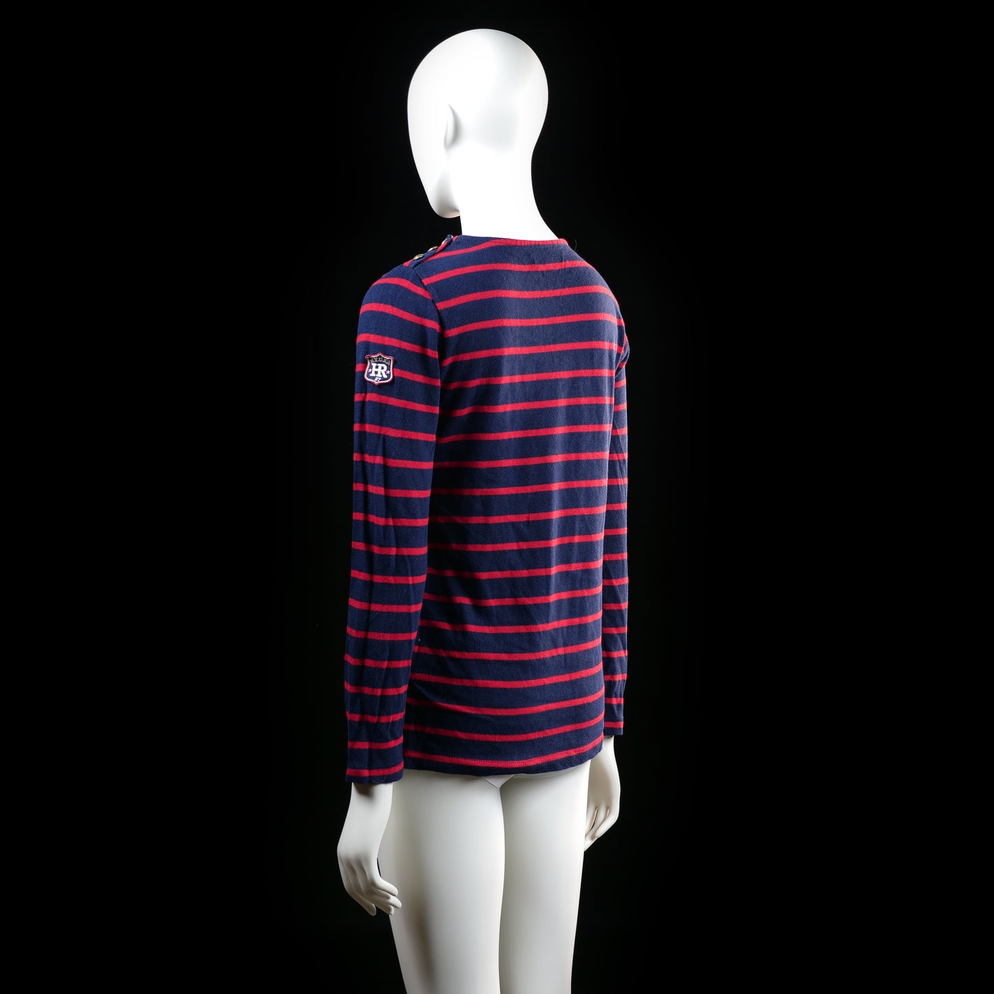 Hampton Republic - long-sleeve top - Navy, Red - (Storlek: 32, 34)