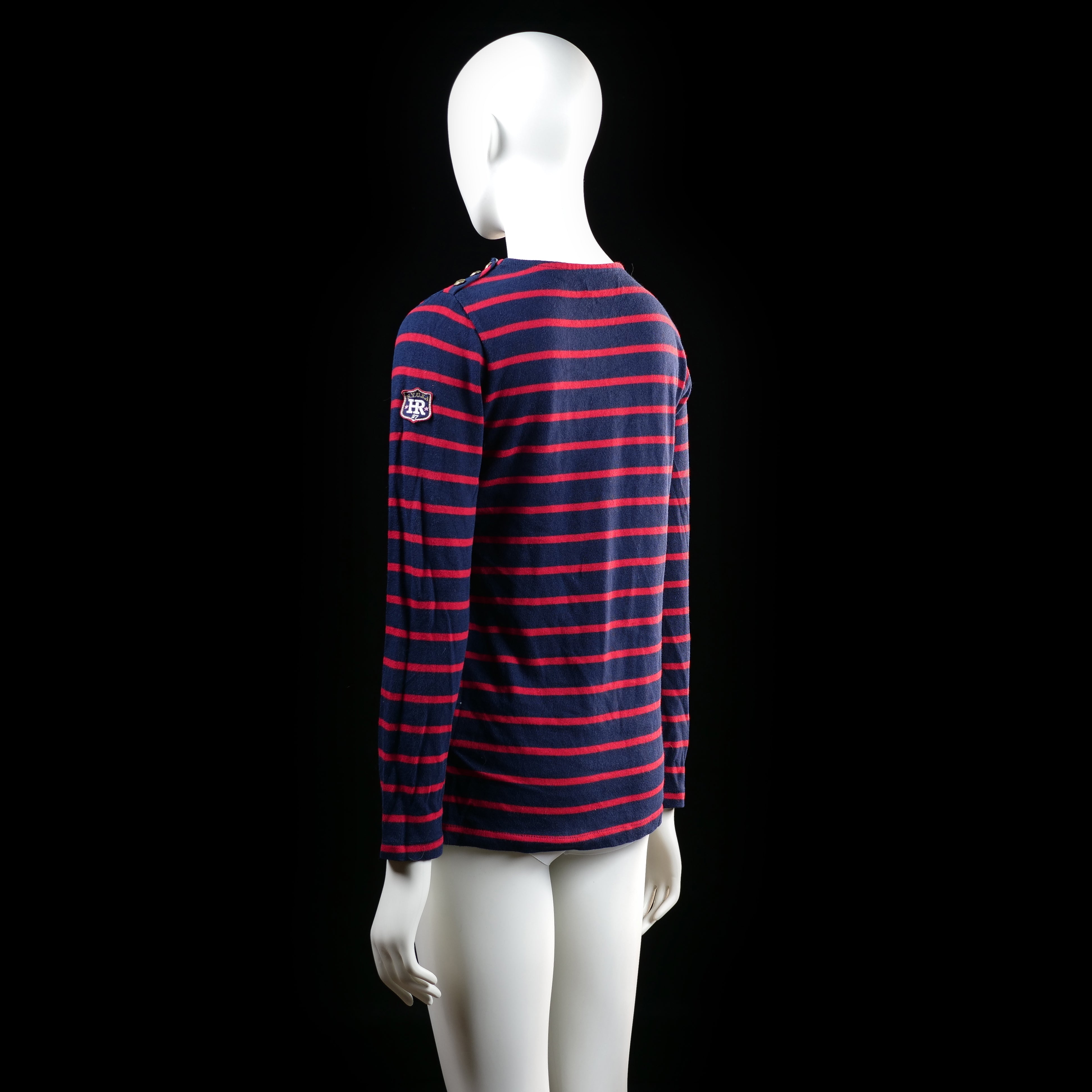 Hampton Republic - long-sleeve top - Navy, Red - (Storlek: 32, 34)