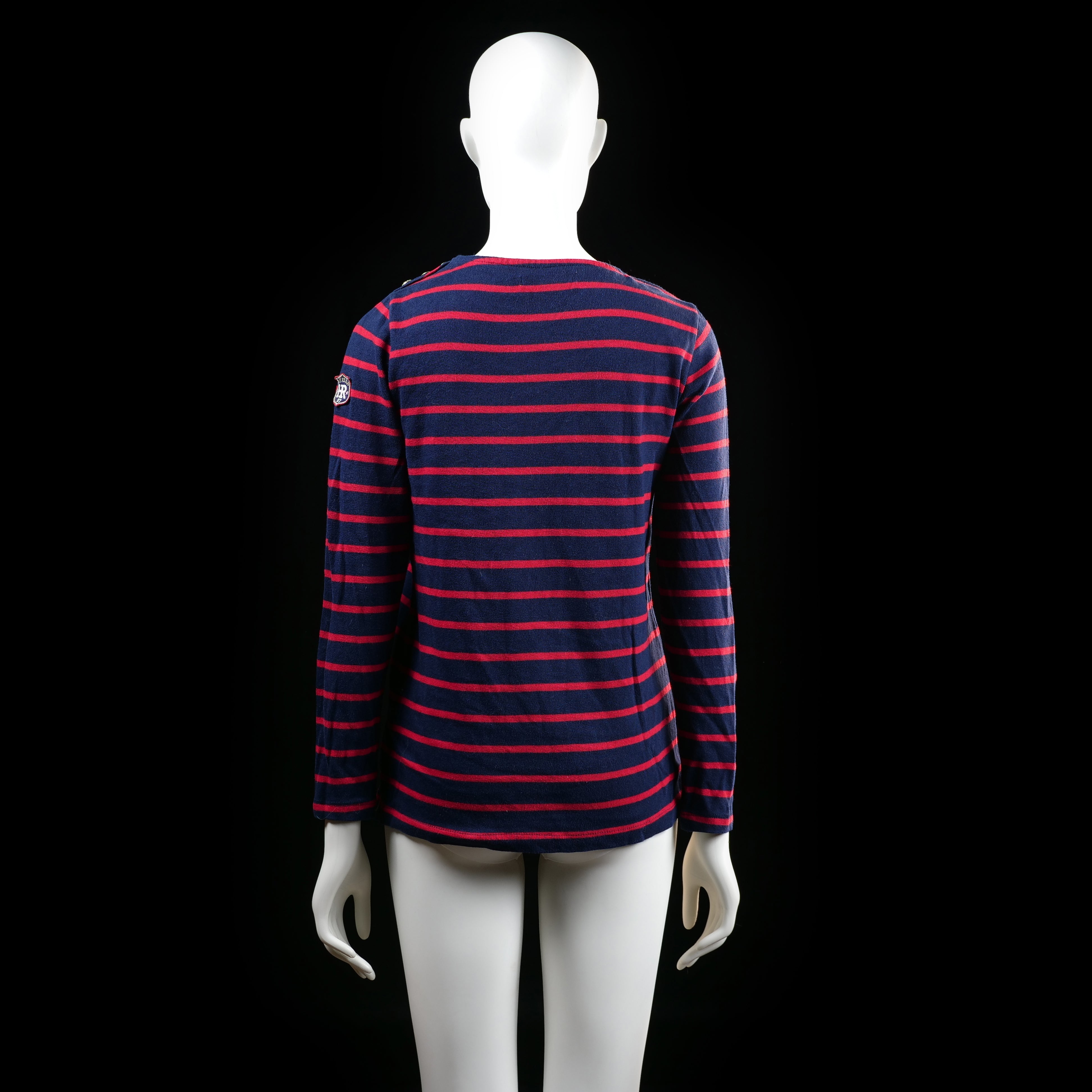 Hampton Republic - long-sleeve top - Navy, Red - (Storlek: 32, 34)