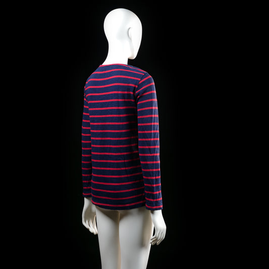 Hampton Republic - long-sleeve top - Navy, Red - (Storlek: 32, 34)