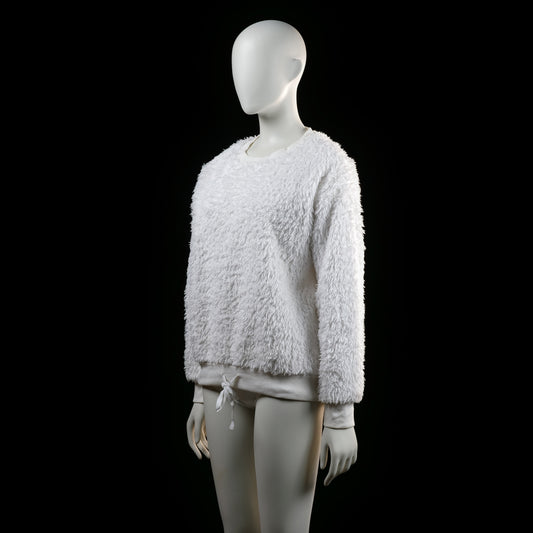 Love To Lounge - sweatshirt - White - (Storlek: M, 38, 40)