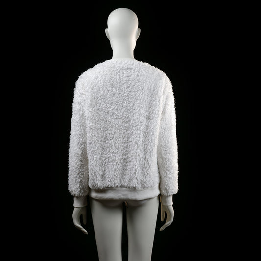 Love To Lounge - sweatshirt - White - (Storlek: M, 38, 40)