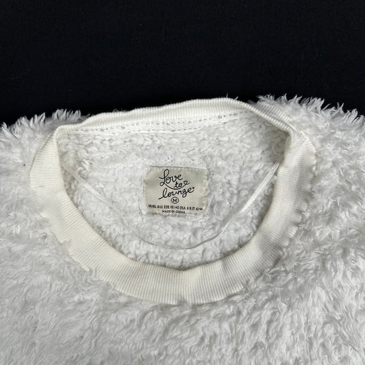 Love To Lounge - sweatshirt - White - (Storlek: M, 38, 40)