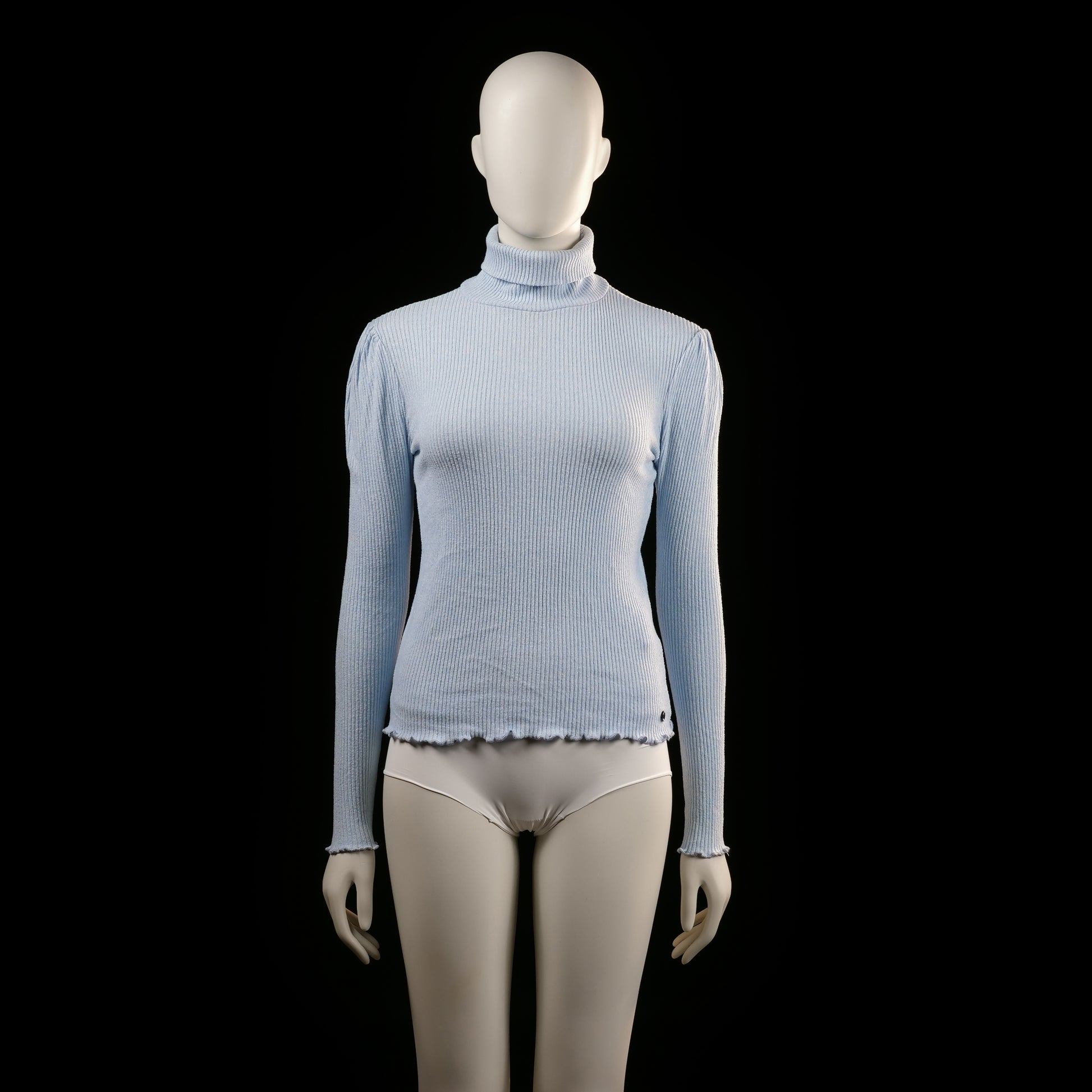 Melting Stockholm - turtleneck - Light Blue - (Storlek: S, M)