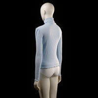 Melting Stockholm - turtleneck - Light Blue - (Storlek: S, M)