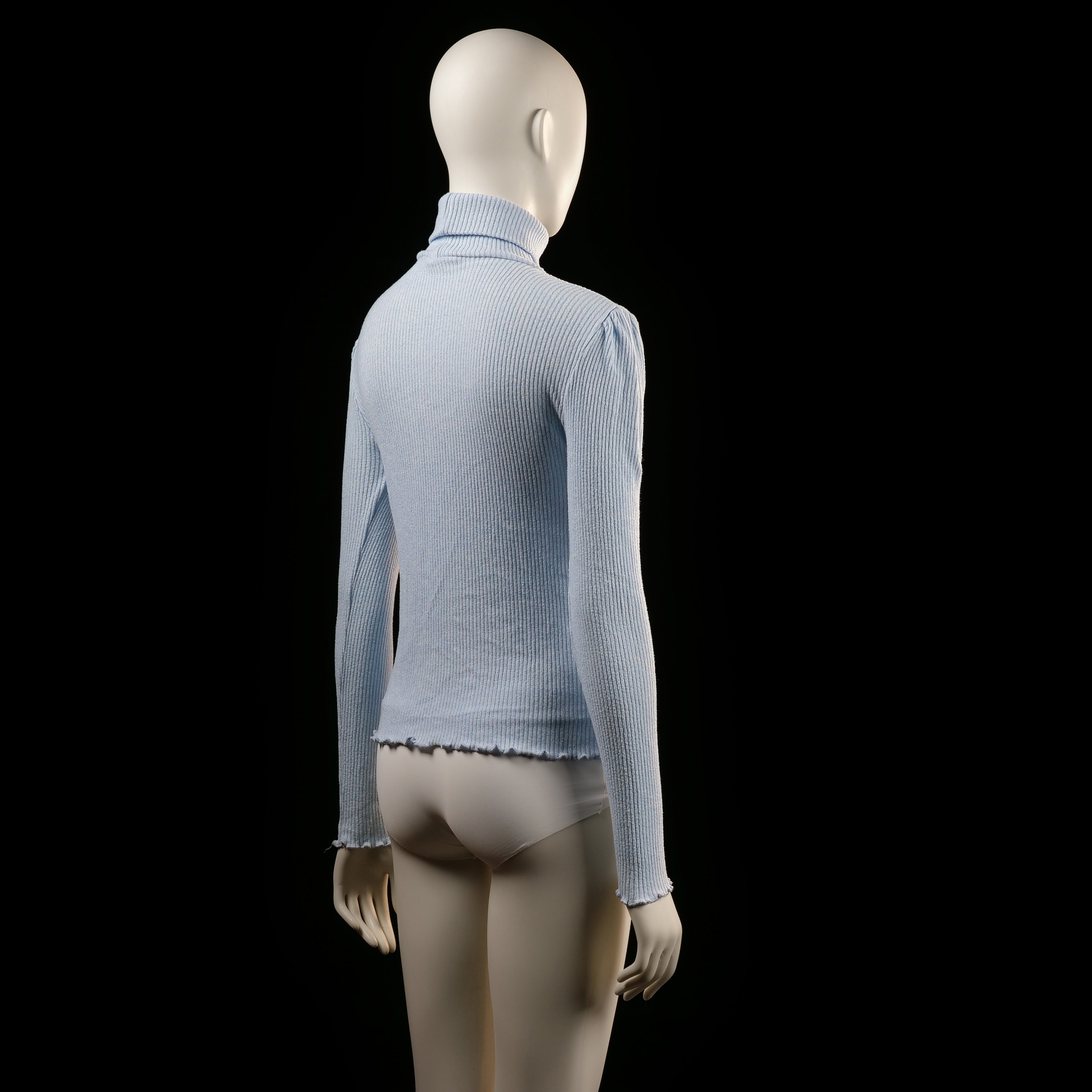 Melting Stockholm - turtleneck - Light Blue - (Storlek: S, M)