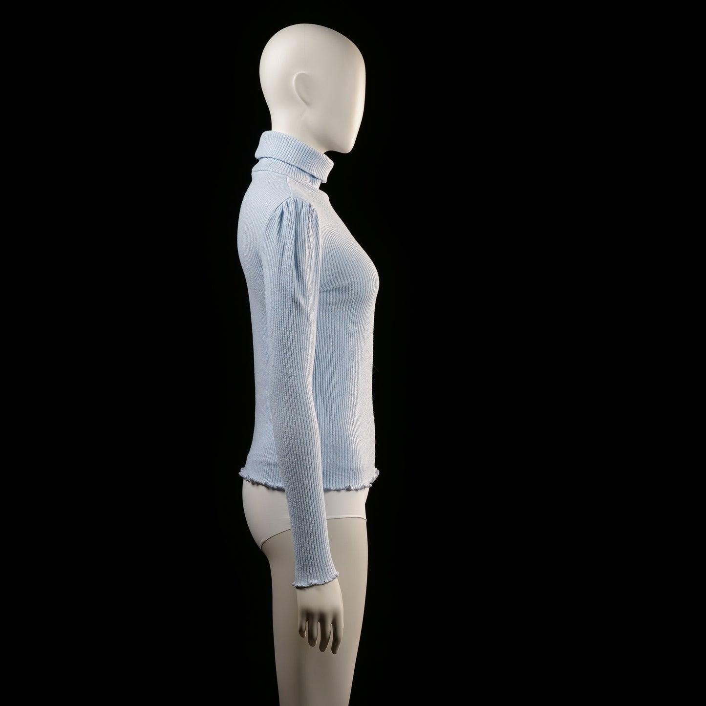 Melting Stockholm - turtleneck - Light Blue - (Storlek: S, M)