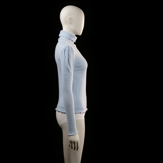 Melting Stockholm - turtleneck - Light Blue - (Storlek: S, M)